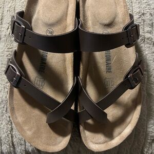 Brown sandals